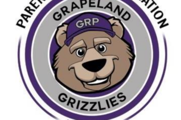 logo for Grapeland Grizzlies PTA